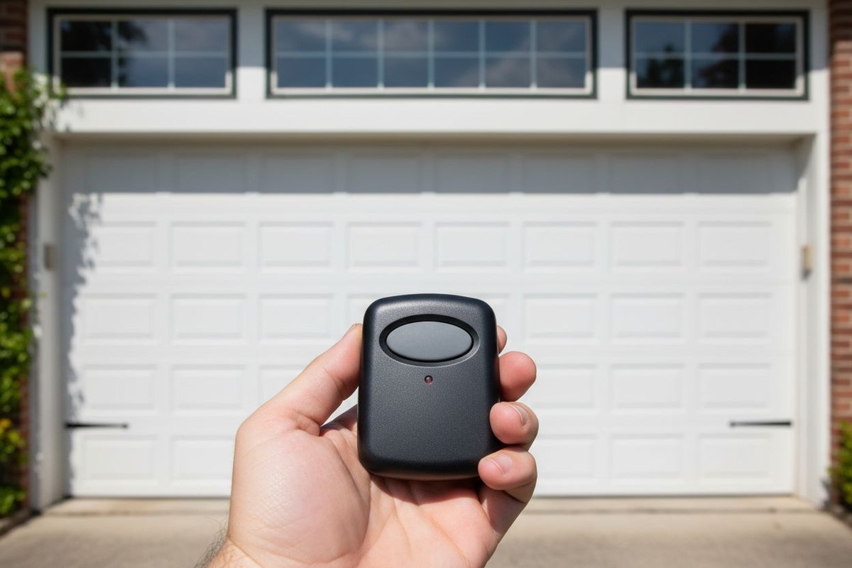 Garage door remote control programming
