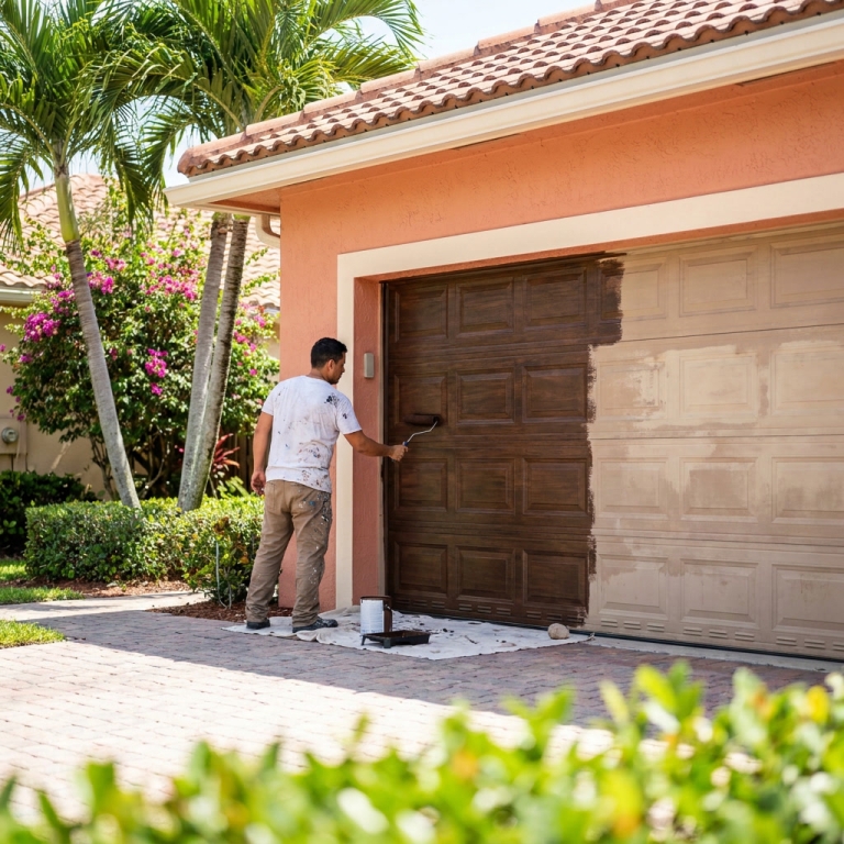 Best Garage Door Colors for Florida Homes