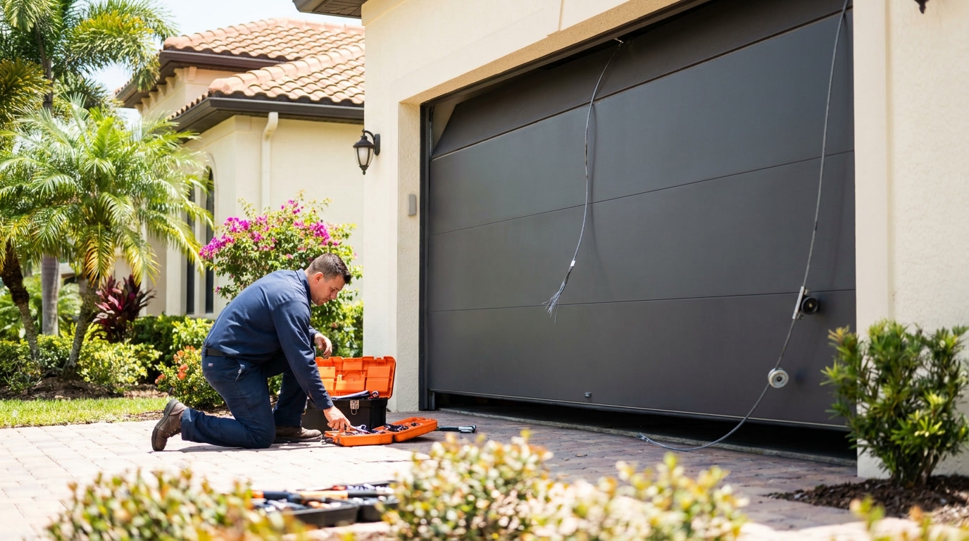 How to Fix a Garage Door That Opens Unevenly