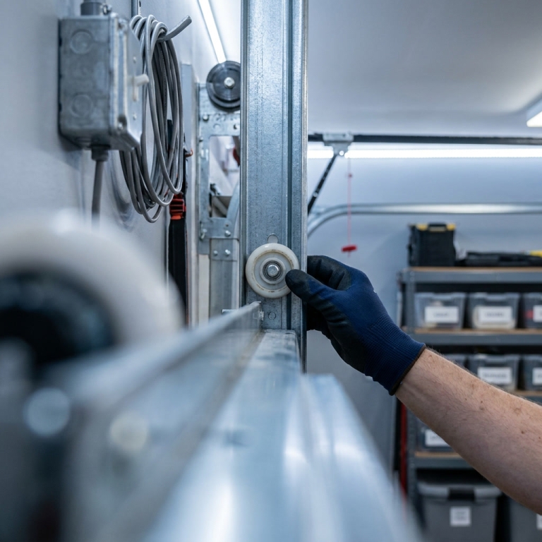How to Lubricate Garage Door Hinges and Tracks