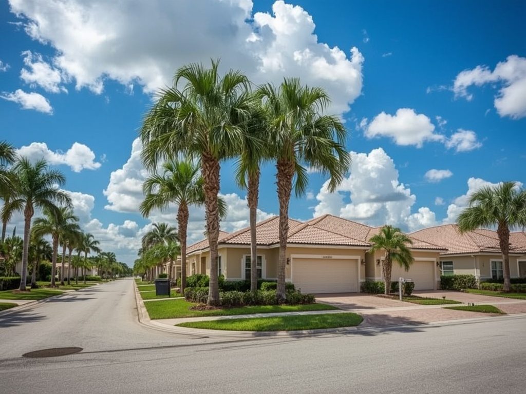 Lauderdale Lakes, FL central residential area