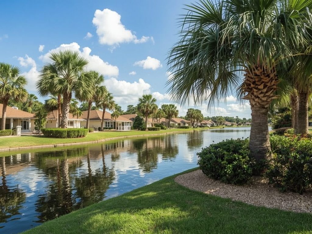 Lazy Lake Village lakefront