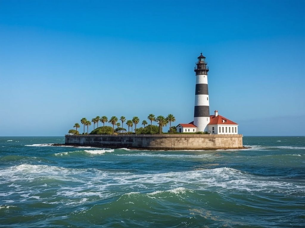 Hillsboro Inlet Lighthouse near Lighthouse Point, FL