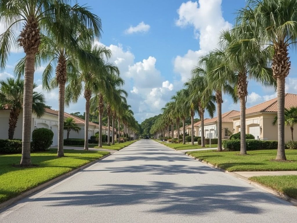 Sea Ranch Lakes residential street