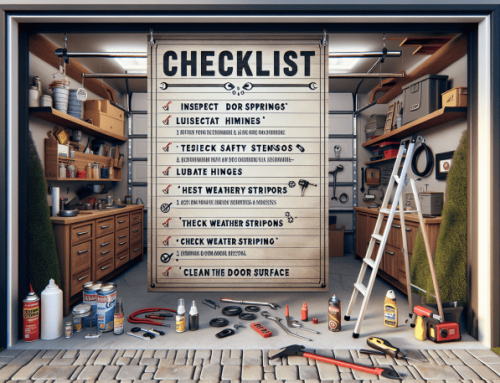 Garage Door Maintenance Checklist for Homeowners